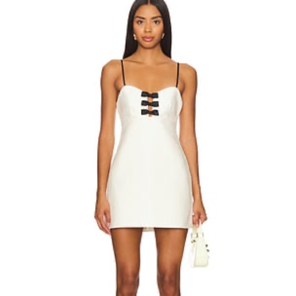 LOVESHACKFANCY Adelaide Dress in Cream